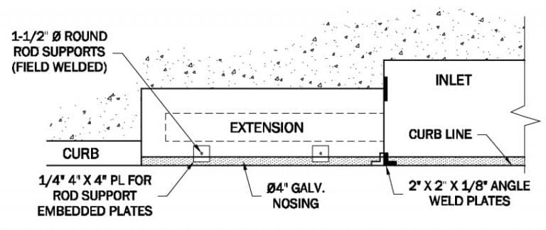 Inlet Extension Detail - Western Precast - El Paso, TX