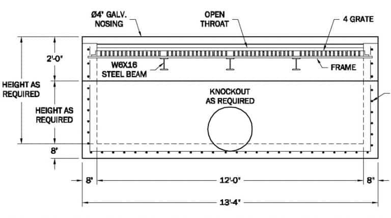 Type FF Inlet 4 Grate - Western Precast - El Paso, TX