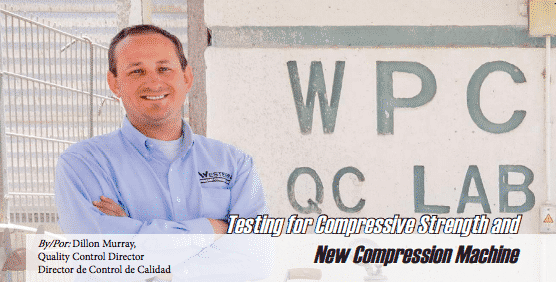 Testing for Compressive Strength - Western Precast