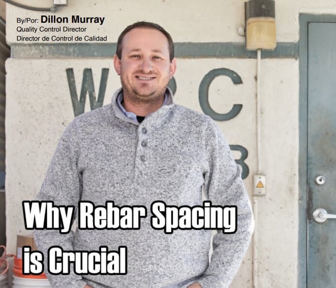 Why Rebar Spacing is Crucial - Western Precast Concrete